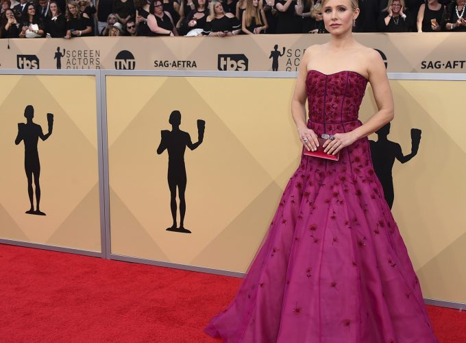 Wallpaper Kristen Bell, dress, Screen Actors Guild Awards 2018, 4k, Celebrities 3405312403